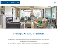 Tablet Screenshot of iconcustombuilders.com